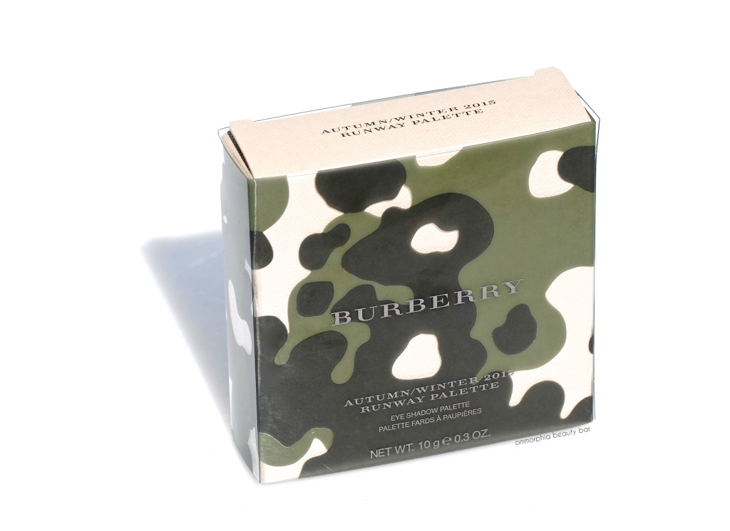 Burberry AW 2015 Runway Palette packaging