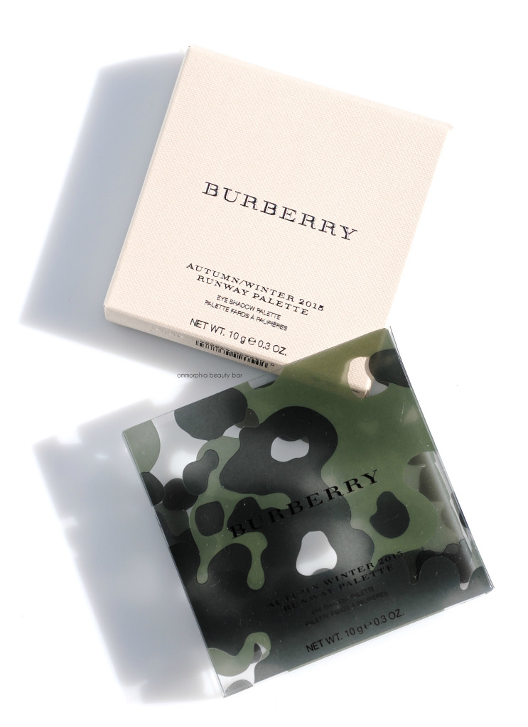 Burberry AW 2015 Runway Palette packaging 2