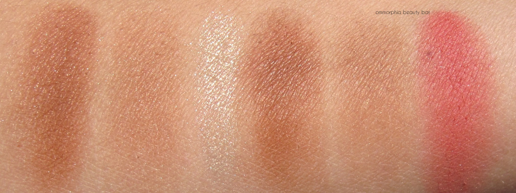 Guerlain Bayadere swatches 1