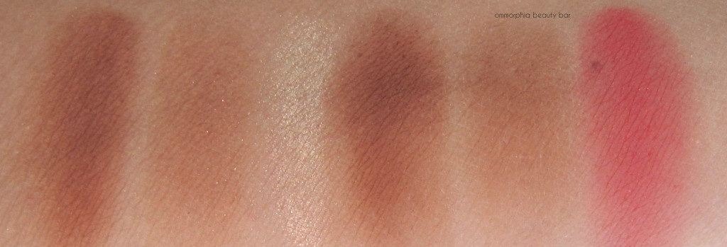 Guerlain Bayadere swatches 2
