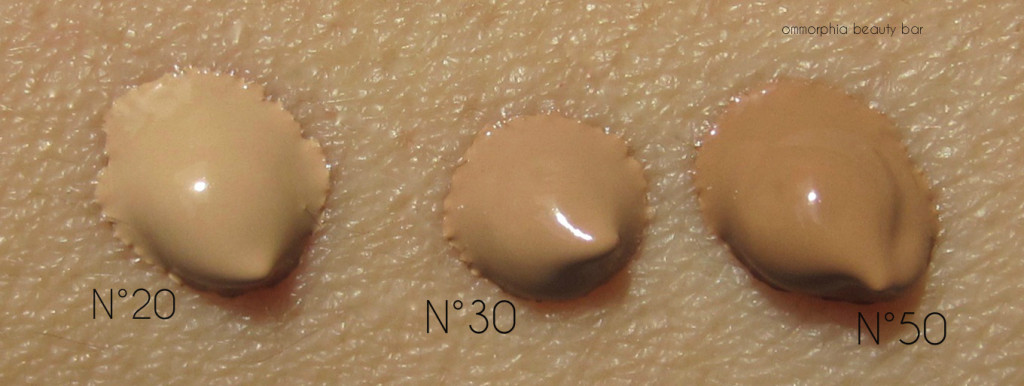 CHANEL Les Beiges foundation swatches 1