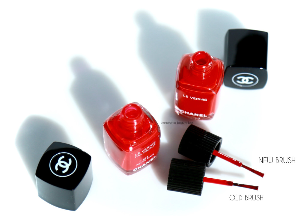 CHANEL new polishes brush comparison