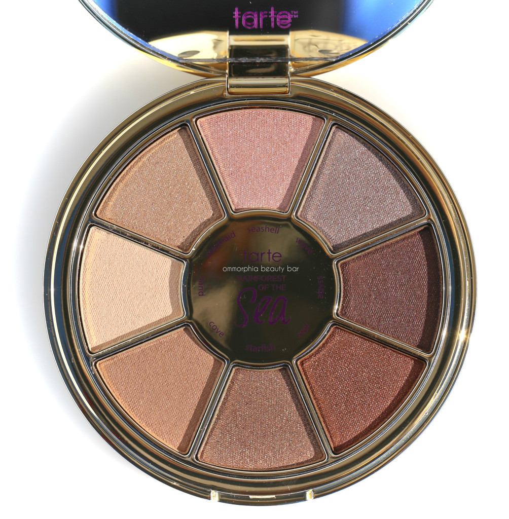 Tarte Rainforest of the Sea Eyeshadow Palette macro