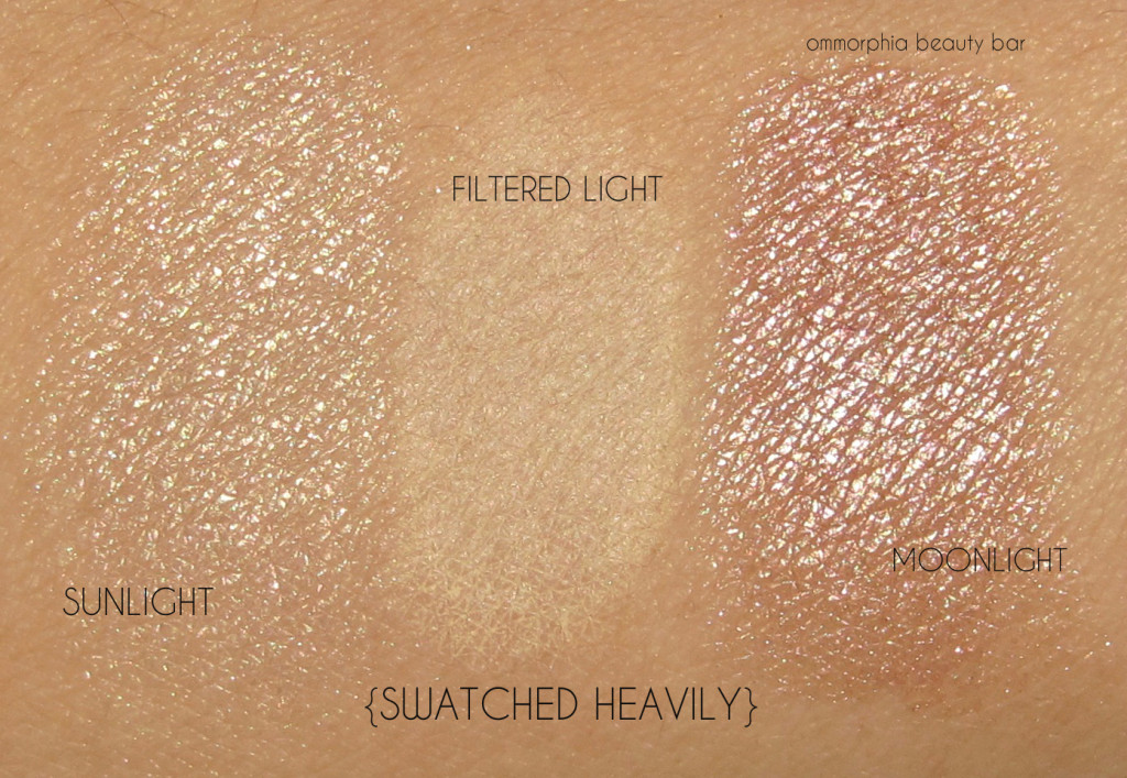 Tarte Rainforest of the Sea Skin Twinkle palette swatches 1