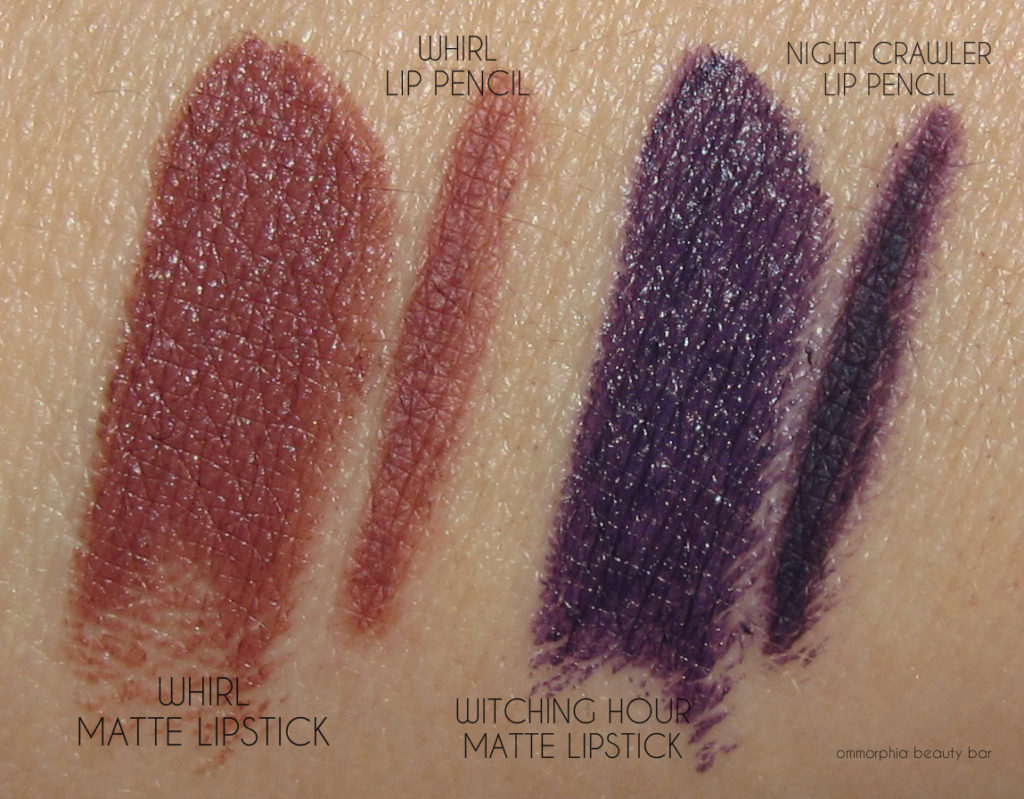 MAC Brooke Candy lipsticks & lip pencils swatches