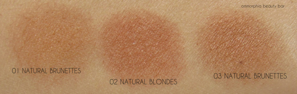 Guerlain Terracotta Natural Blondes Summer 2016 & comps swatches