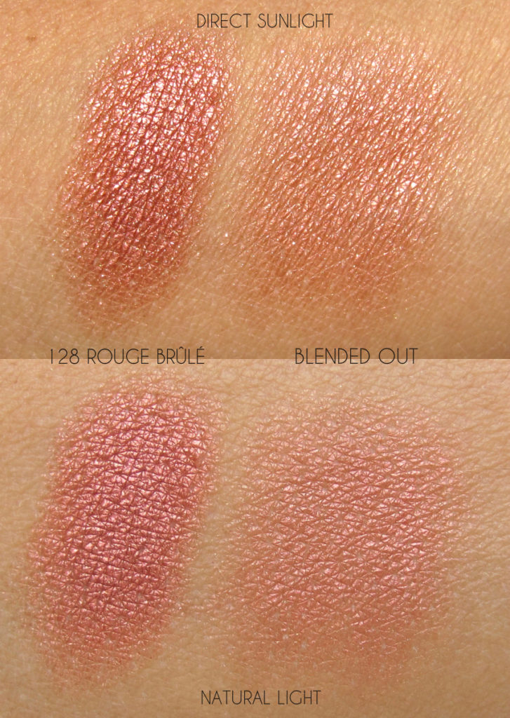 CHANEL Le Rouge extras 128 Rouge Brûlé swatches