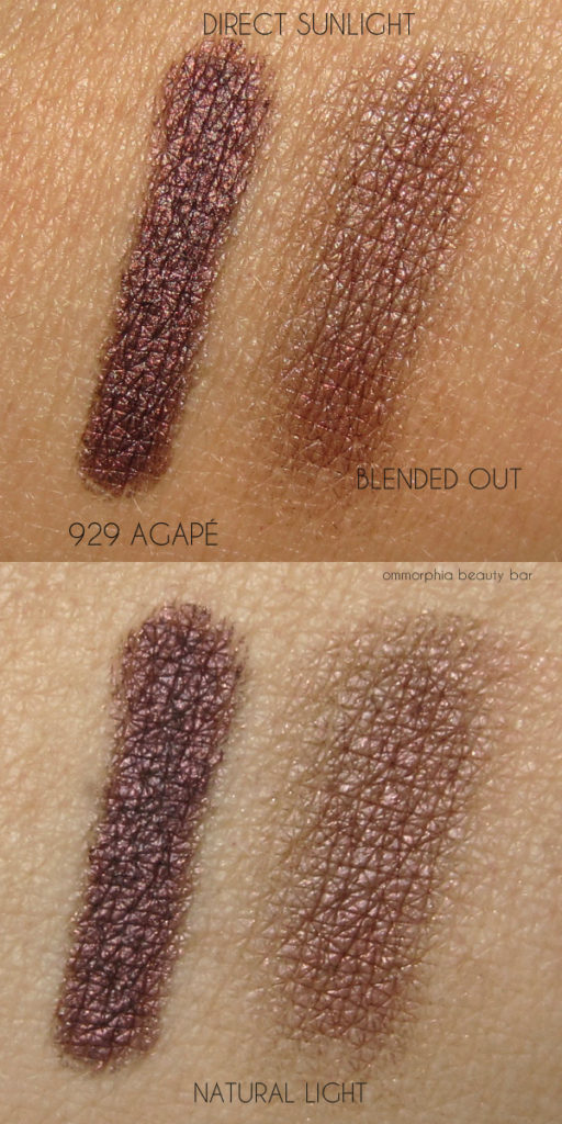 CHANEL Le Rouge extras 929 Agapé swatches