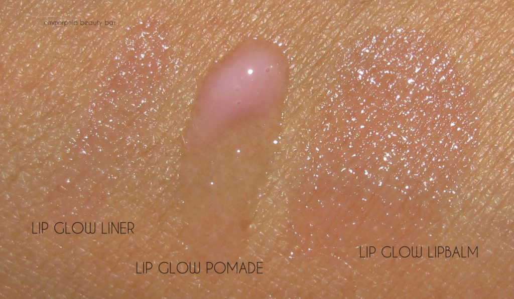 Dior Addict Lip Glow trio swatches