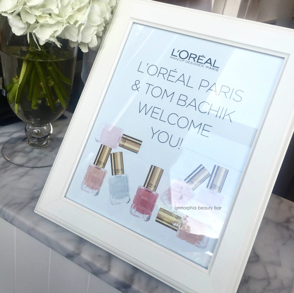 L'Oreal Vernis A L'Huile event greeting 1
