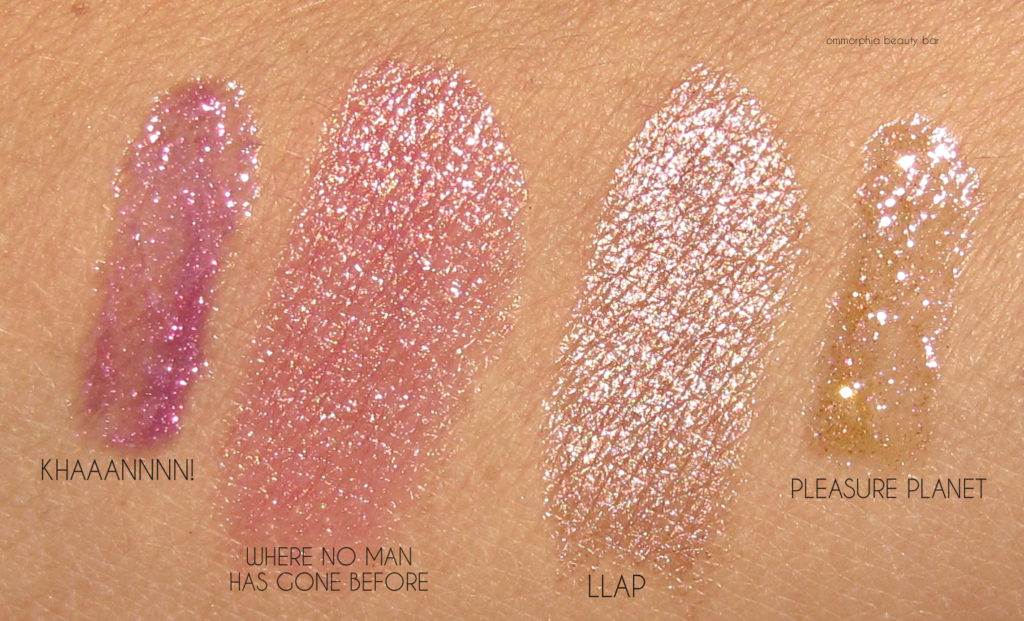 MAC Star Terk lippies swatches