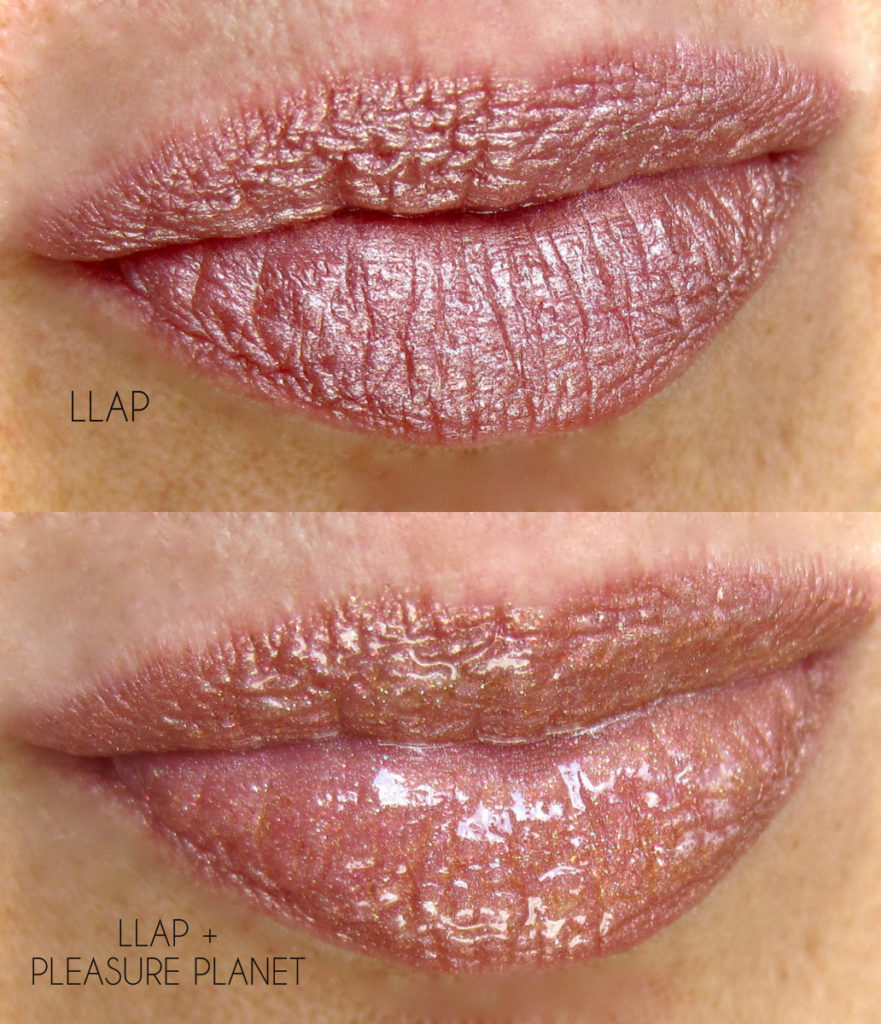 MAC Star Trek LLAP & Pleasure Planet swatches