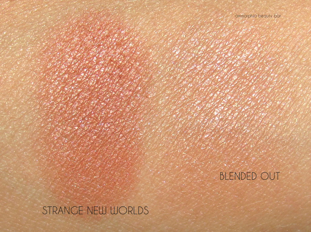 MAC Star Trek Stange New Worlds swatches