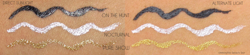 MAC Star Trek Superslick Liner swatches