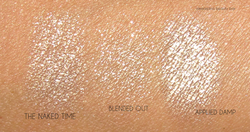 MAC Star Trek The Naked Time Pressed Pigment swatches