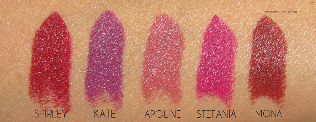 NARS Chic Out Audacious Lipstick swatches