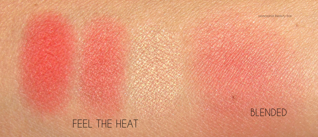 NYX Feel the Heat Ombré Blush swatches