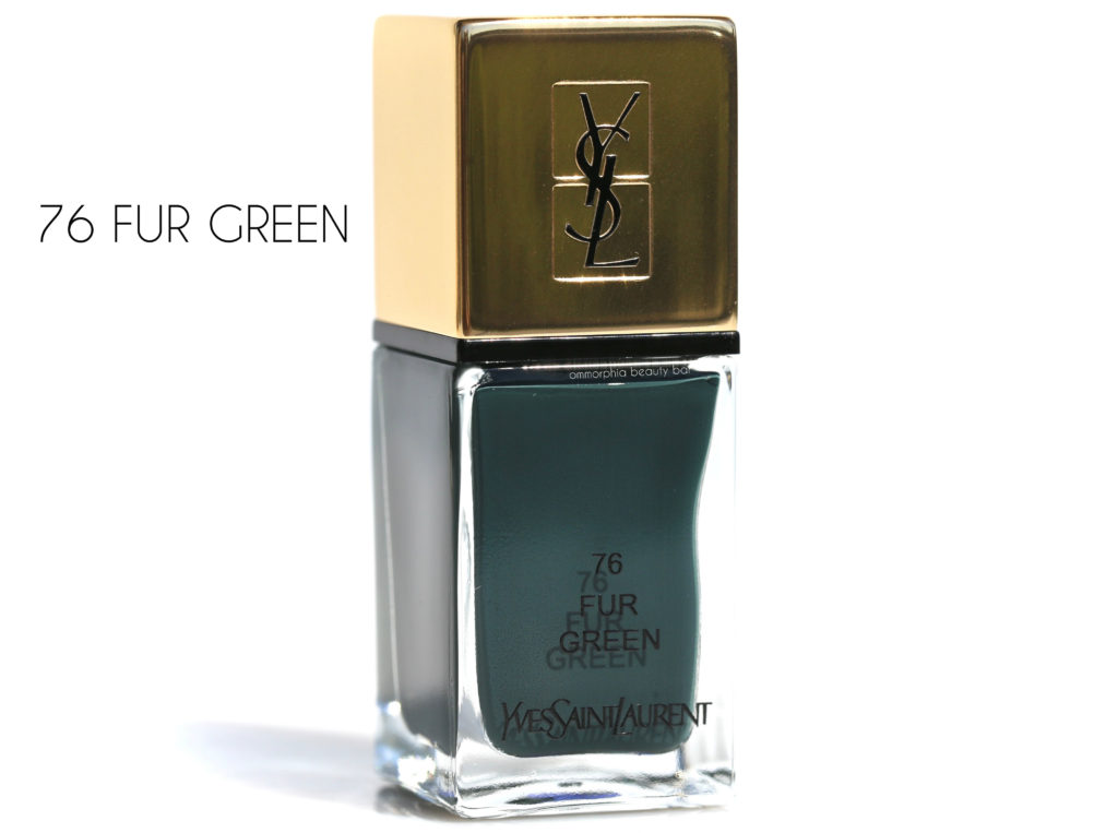 YSL Fur Green Scandal Collection