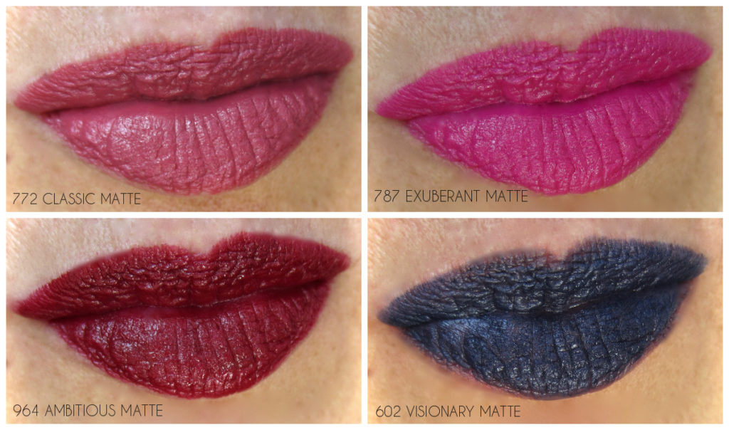Dior Rouge Dior matte lipstick swatches