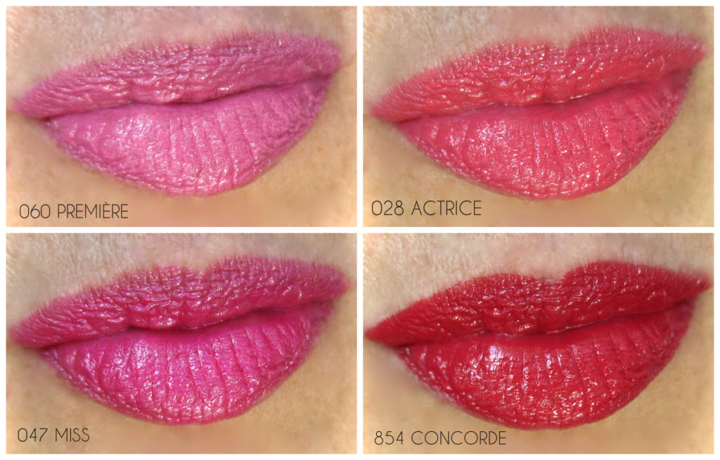 Dior Rouge Dior swatches